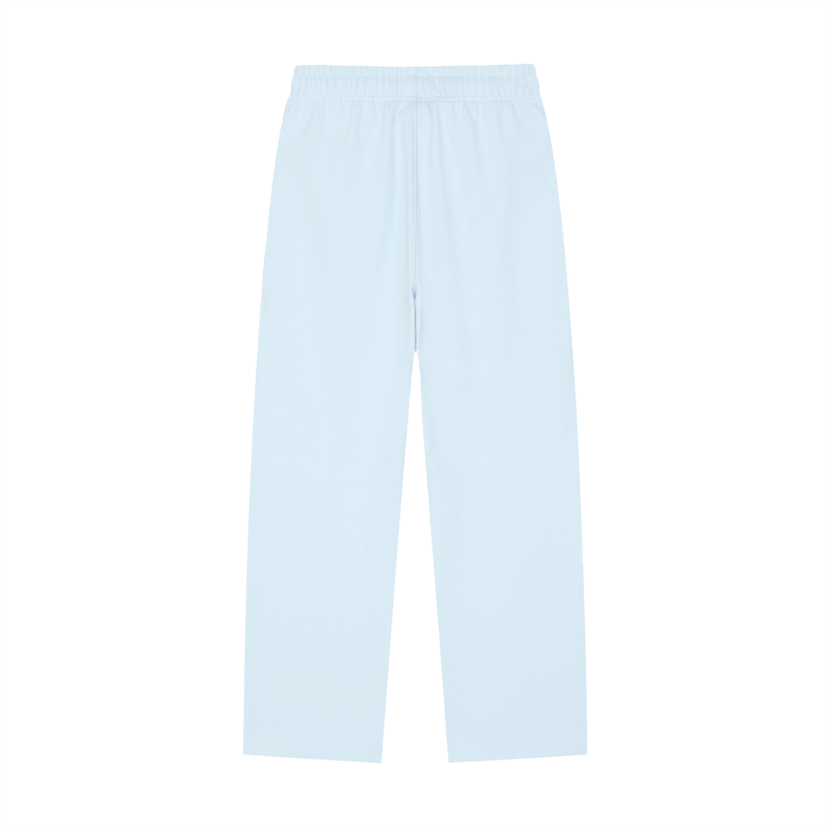 Solid Color Straight-Leg Sweatpants