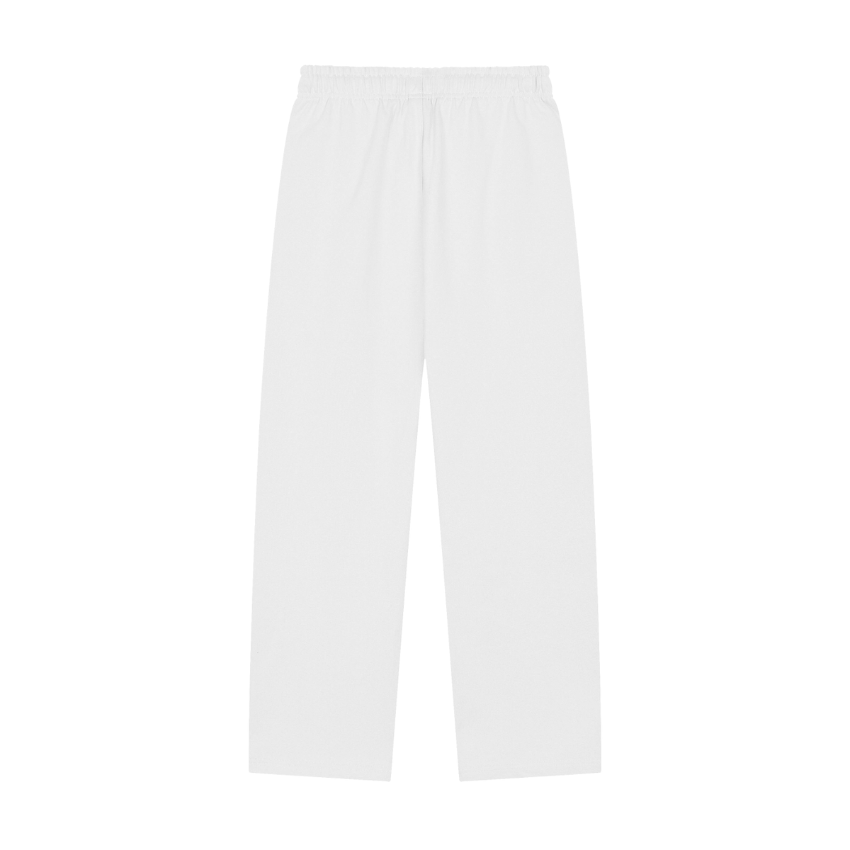Solid Color Straight-Leg Sweatpants
