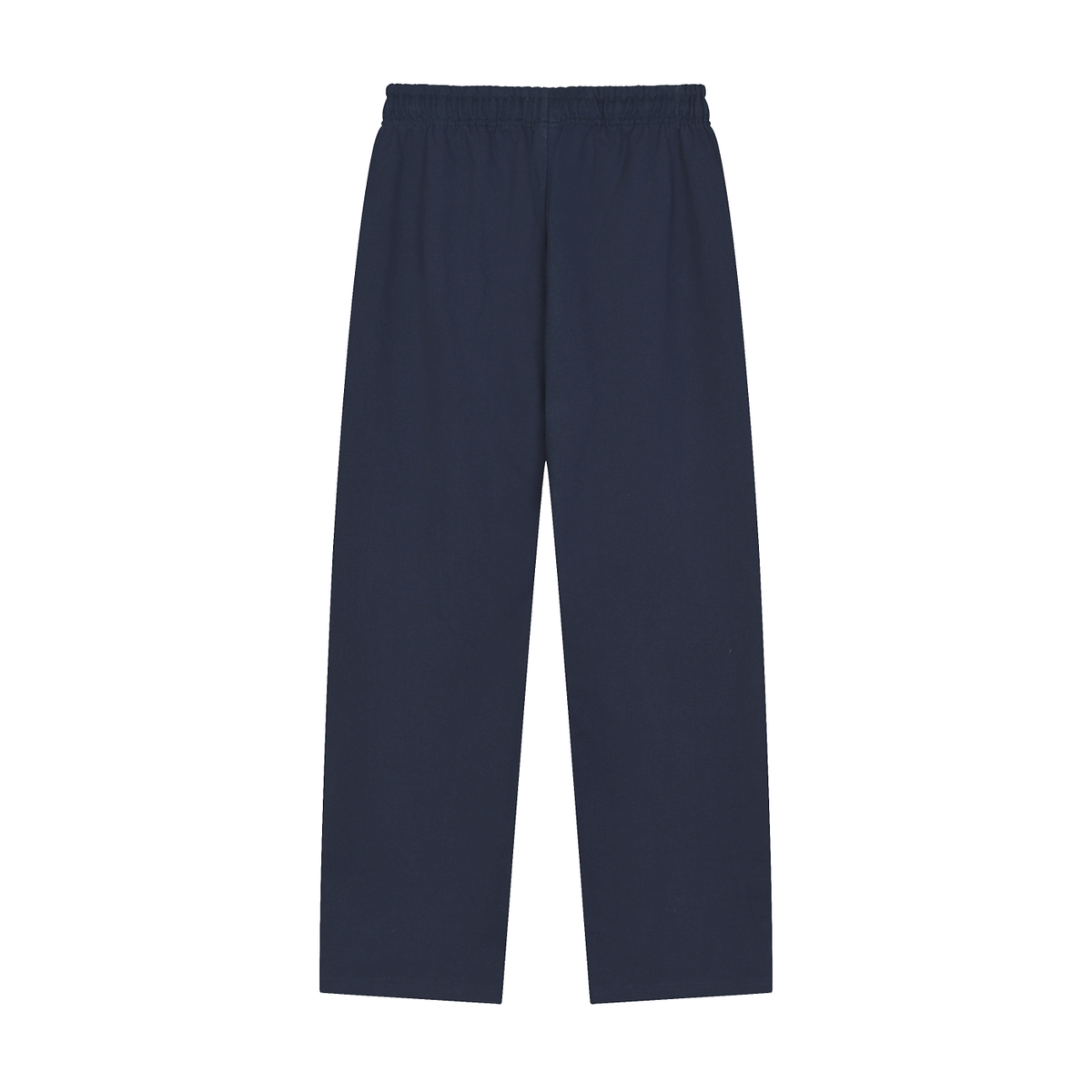 Solid Color Straight-Leg Sweatpants