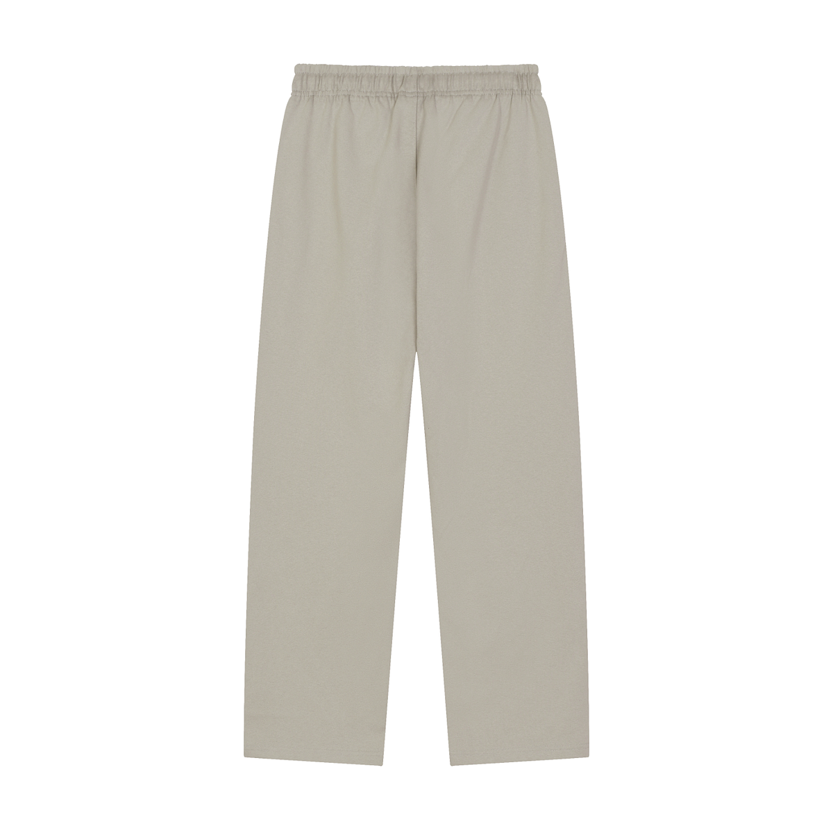 Solid Color Straight-Leg Sweatpants